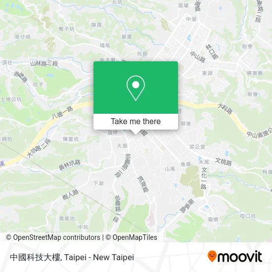 中國科技大樓地圖
