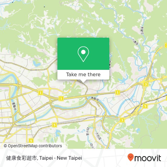 健康食彩超市 map