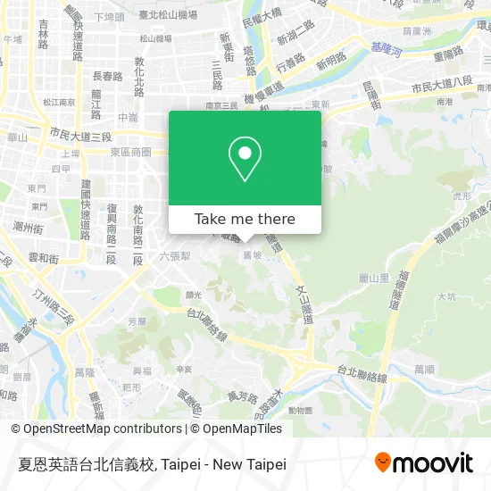 夏恩英語台北信義校 map