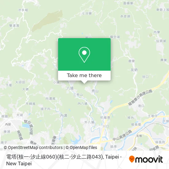 電塔(核一-汐止線060)(核二-汐止二路043) map