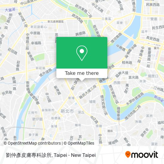 劉仲彥皮膚專科診所 map