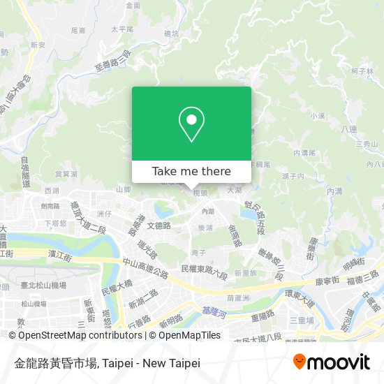 金龍路黃昏市場 map