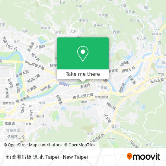 葫蘆洲吊橋 遺址 map