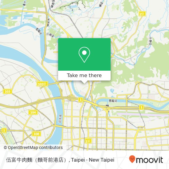 伍富牛肉麵（麵哥前港店） map