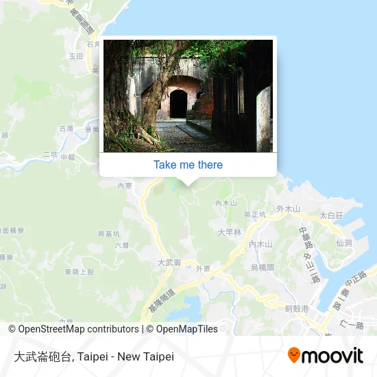 大武崙砲台 map