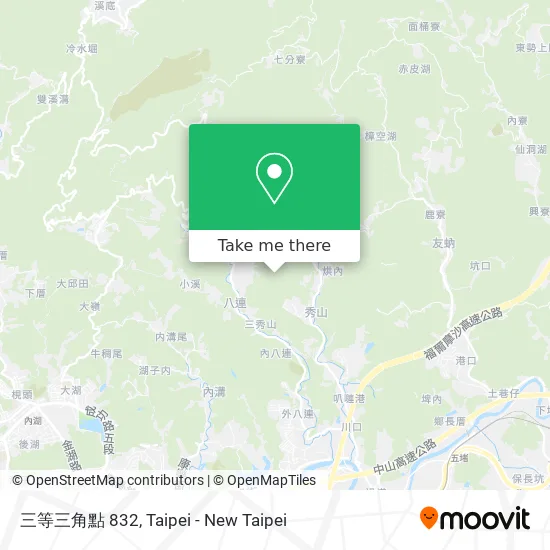 三等三角點 832 map