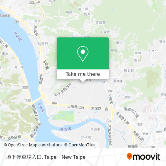 地下停車場入口 map