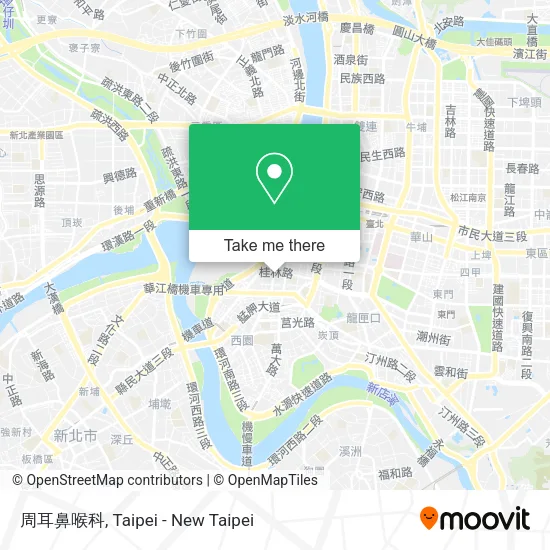 周耳鼻喉科地圖