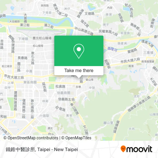 鐵錐中醫診所地圖
