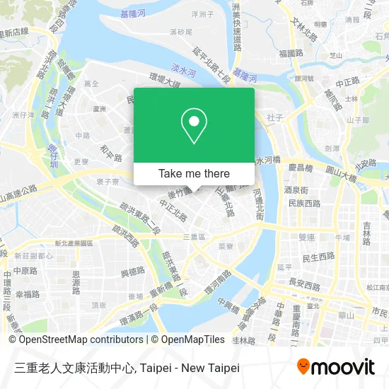 三重老人文康活動中心地圖