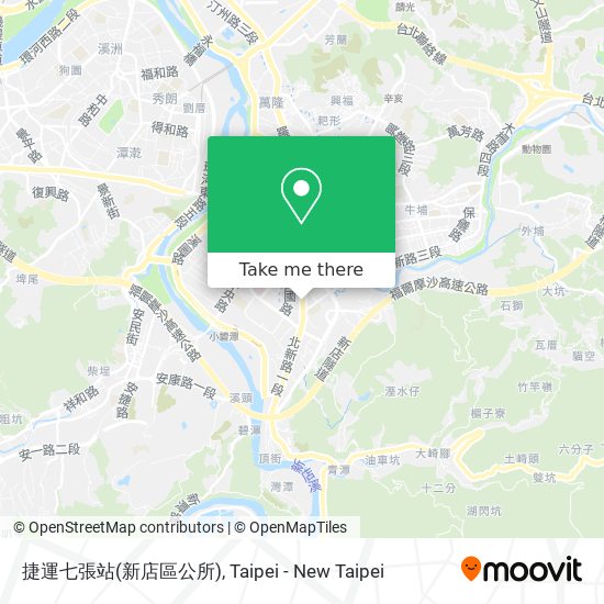 捷運七張站(新店區公所) map