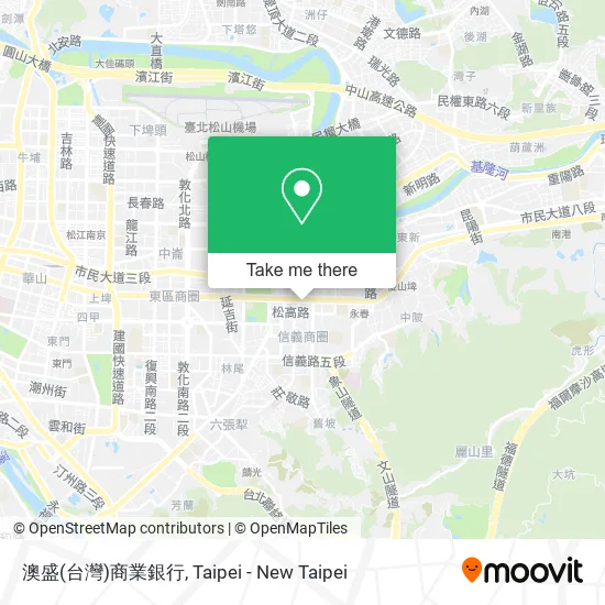 澳盛(台灣)商業銀行地圖