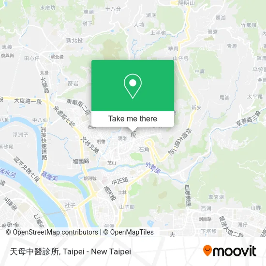 天母中醫診所 map