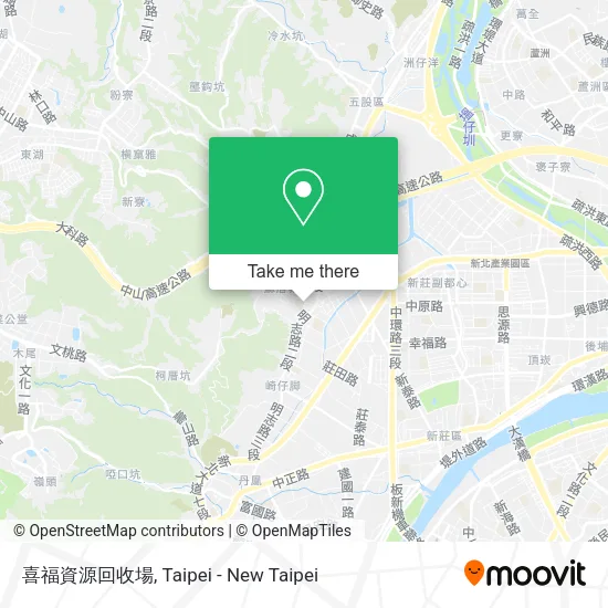 喜福資源回收場地圖