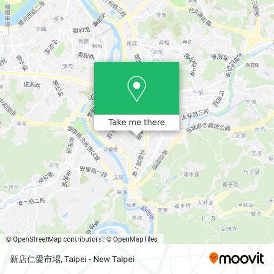 新店仁愛市場 map