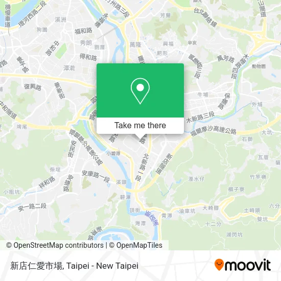 新店仁愛市場地圖
