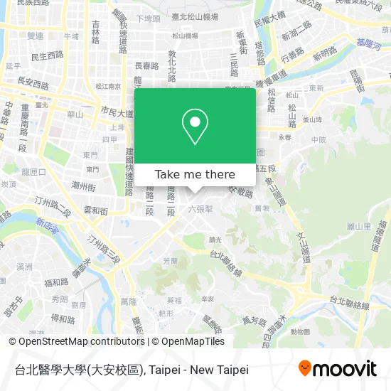 台北醫學大學(大安校區) map