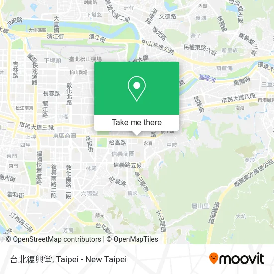 台北復興堂地圖