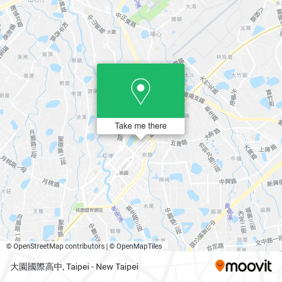 大園國際高中 map