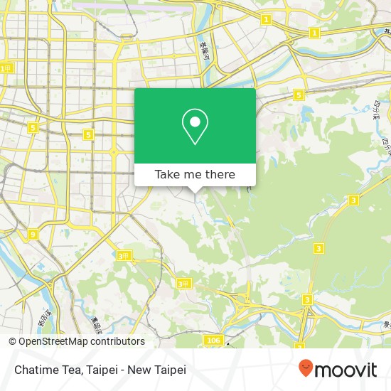 Chatime Tea map