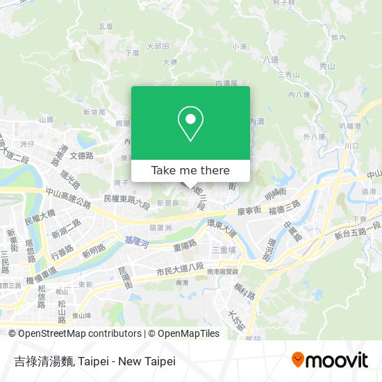 吉祿清湯麵 map