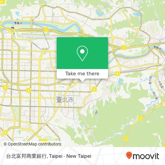 台北富邦商業銀行地圖