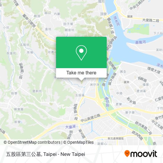 五股區第三公墓地圖