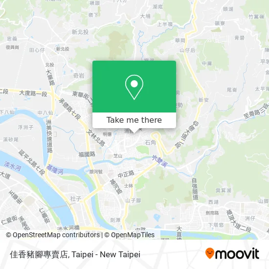 佳香豬腳專賣店 map