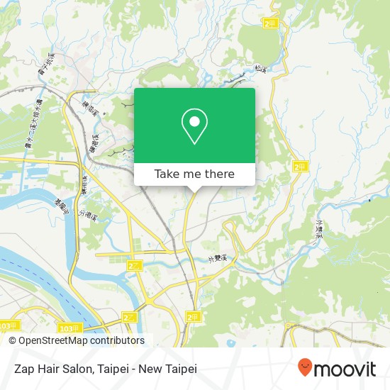 Zap Hair Salon map