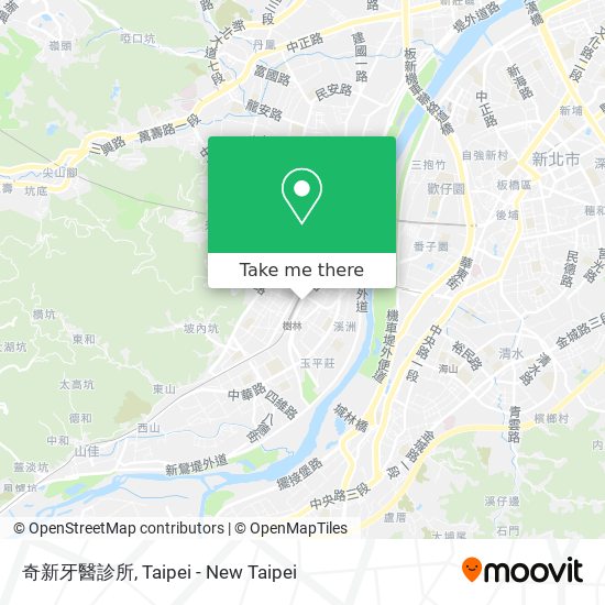奇新牙醫診所地圖