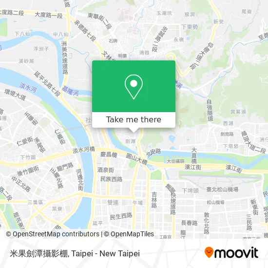 米果劍潭攝影棚地圖