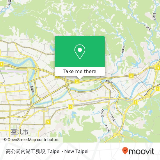 高公局內湖工務段 map