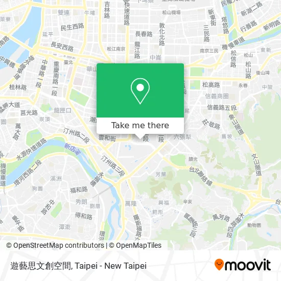 遊藝思文創空間地圖