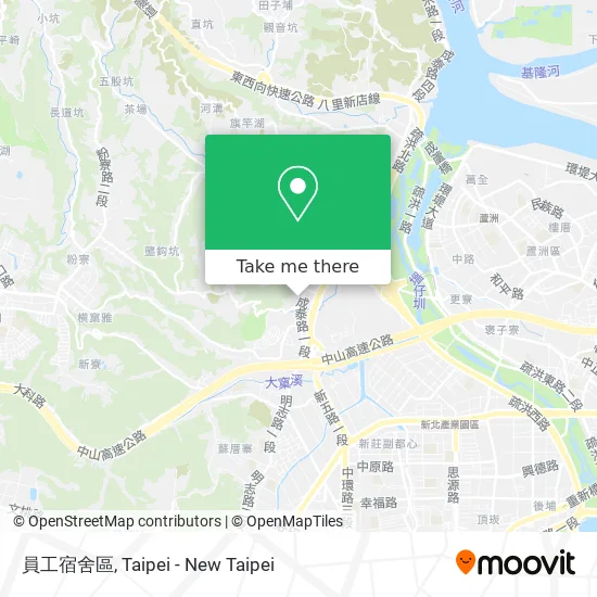 員工宿舍區 map