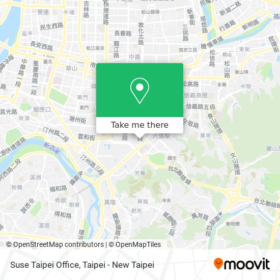 Suse Taipei Office map