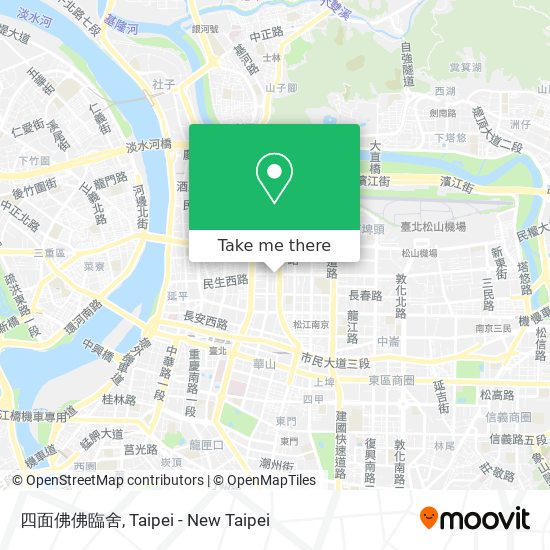 四面佛佛臨舍 map