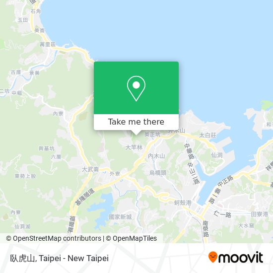 臥虎山 map