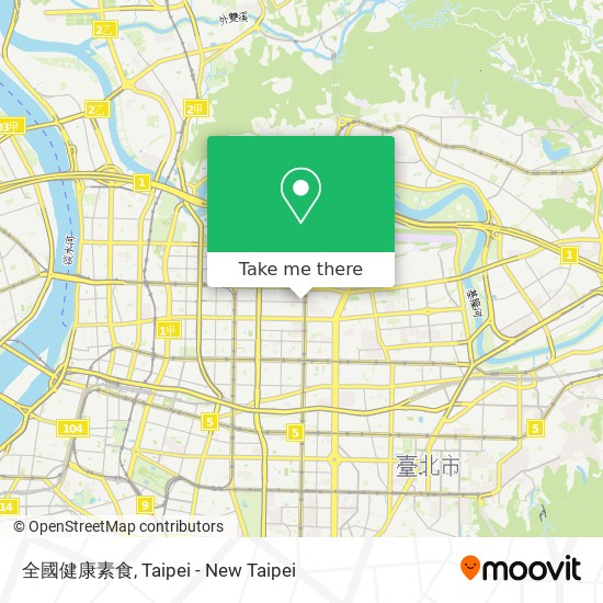 全國健康素食 map