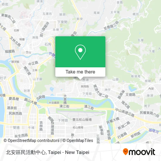 北安區民活動中心地圖