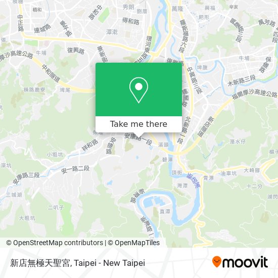 新店無極天聖宮 map