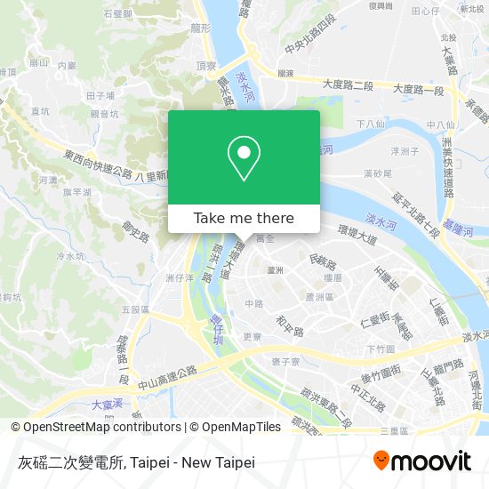 灰磘二次變電所 map