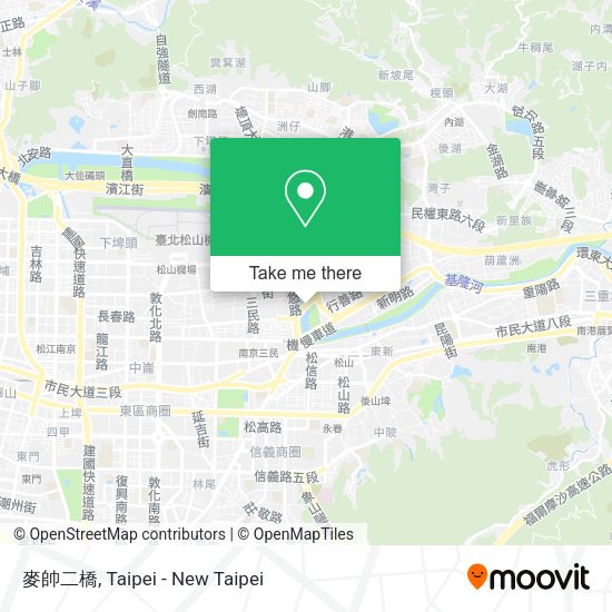 麥帥二橋 map