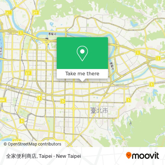 全家便利商店 map