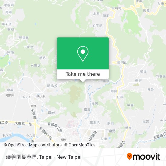 臻善園樹葬區 map