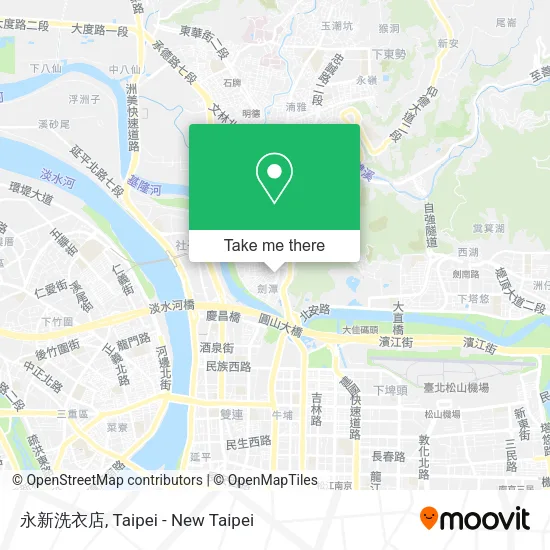 永新洗衣店地圖