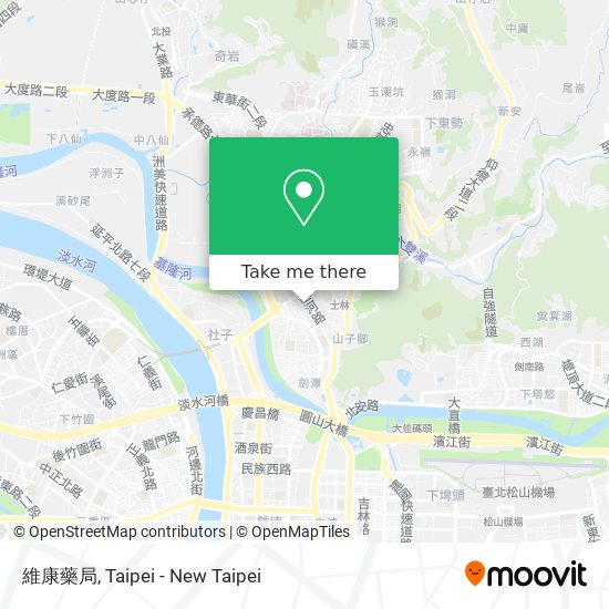 維康藥局 map