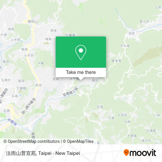 法雨山普宜苑地圖