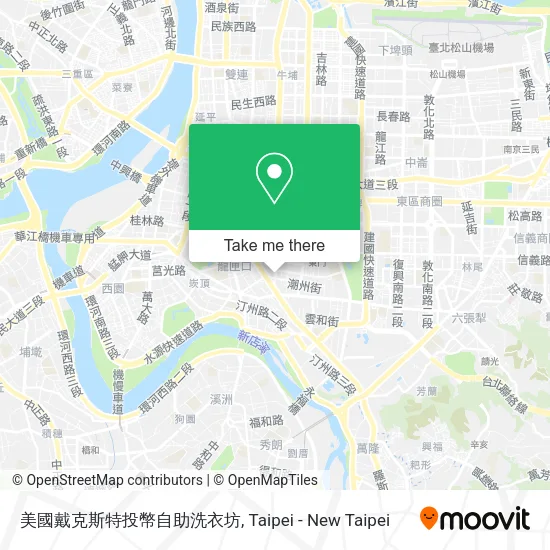 美國戴克斯特投幣自助洗衣坊地圖