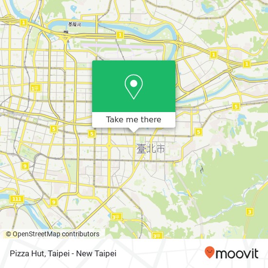 Pizza Hut map