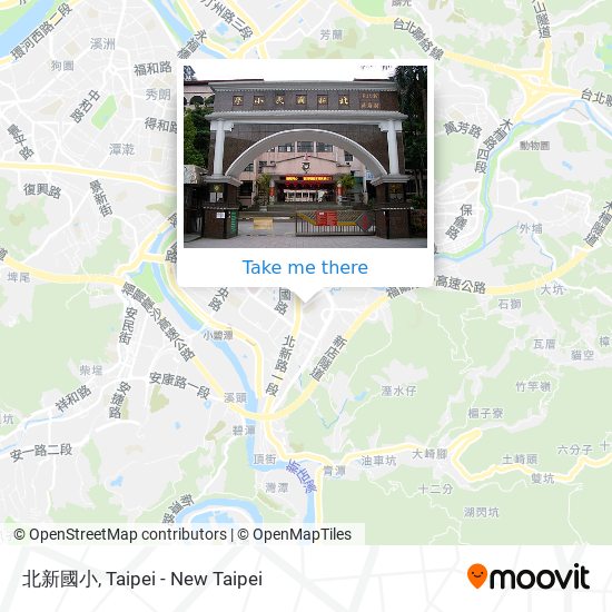 北新國小 map